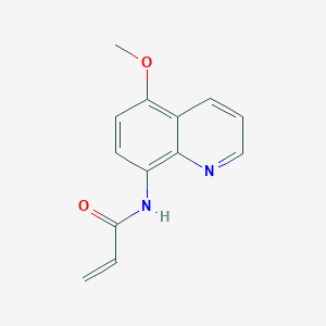 molecular formula C13H12N2O2 B2729477 N-(5-Methoxyquinolin-8-yl)prop-2-enamide CAS No. 2305475-69-6