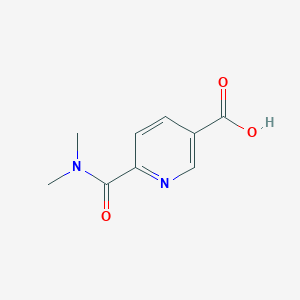 molecular formula C9H10N2O3 B2729519 6-(Dimethylcarbamoyl)nicotinic acid CAS No. 288083-60-3