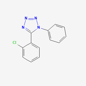 molecular formula C13H9ClN4 B2729527 5-(2-chlorophenyl)-1-phenyl-1H-tetrazole CAS No. 97027-40-2