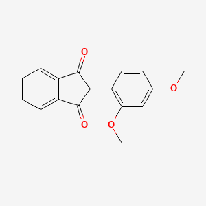 molecular formula C17H14O4 B2729533 2-(2,4-dimethoxyphenyl)-1H-indene-1,3(2H)-dione CAS No. 22445-53-0
