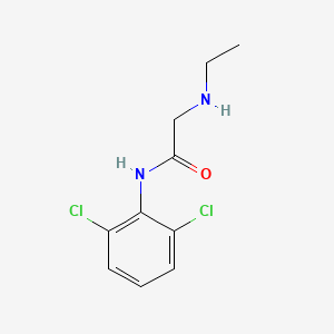 molecular formula C10H12Cl2N2O B2729552 N-(2,6-二氯苯基)-2-(乙基氨基)乙酰胺 CAS No. 99468-78-7