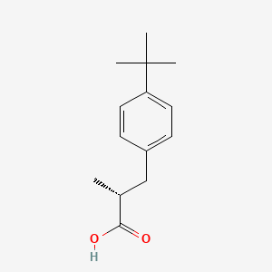 molecular formula C14H20O2 B2729566 (2R)-3-(4-tert-butylphenyl)-2-methylpropanoic acid CAS No. 75166-27-7