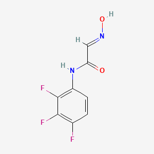 molecular formula C8H5F3N2O2 B2729571 2-(N-羟基亚胺基)-N-(2,3,4-三氟苯基)乙酰胺 CAS No. 1453266-30-2