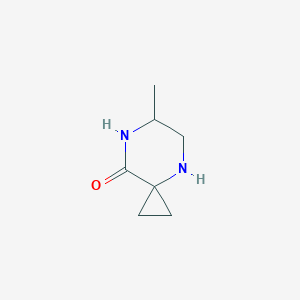 6-Methyl-4,7-diazaspiro[2.5]octan-8-one