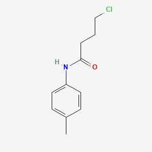 molecular formula C11H14ClNO B2729608 4-chloro-N-(4-methylphenyl)butanamide CAS No. 191168-66-8
