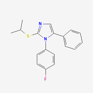 1-(4-fluorophenyl)-2-(isopropylthio)-5-phenyl-1H-imidazole