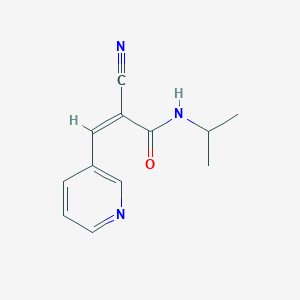 (Z)-2-cyano-N-propan-2-yl-3-pyridin-3-ylprop-2-enamide