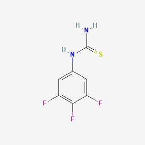 molecular formula C7H5F3N2S B2729666 3,4,5-Trifluorophenylthiourea CAS No. 886763-01-5