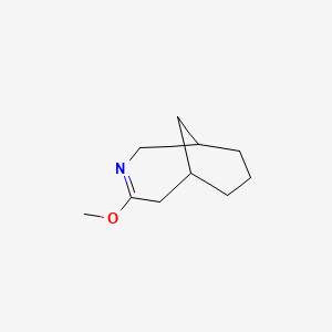 molecular formula C10H17NO B2729713 4-Methoxy-3-azabicyclo[4.3.1]dec-3-ene CAS No. 2253632-18-5