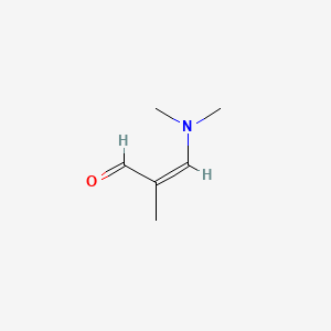molecular formula C6H11NO B2729732 (Z)-3-(Dimethylamino)-2-methylacrylaldehyde CAS No. 19125-76-9; 85907-39-7