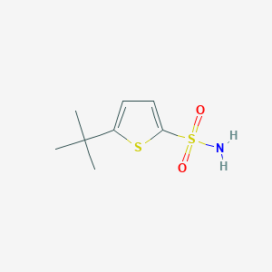 molecular formula C8H13NO2S2 B2729811 5-Tert-butylthiophene-2-sulfonamide CAS No. 142294-56-2