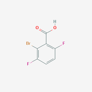 molecular formula C7H3BrF2O2 B2729813 2-溴-3,6-二氟苯甲酸 CAS No. 124244-65-1