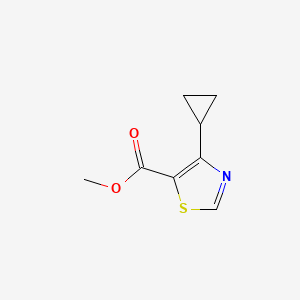 molecular formula C8H9NO2S B2729852 Methyl 4-cyclopropyl-1,3-thiazole-5-carboxylate CAS No. 1423028-98-1