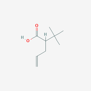 molecular formula C9H16O2 B2729870 2-Tert-butylpent-4-enoic acid CAS No. 25015-42-3
