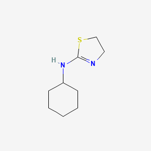 molecular formula C9H16N2S B2729883 N-cyclohexyl-4,5-dihydro-1,3-thiazol-2-amine CAS No. 56242-66-1