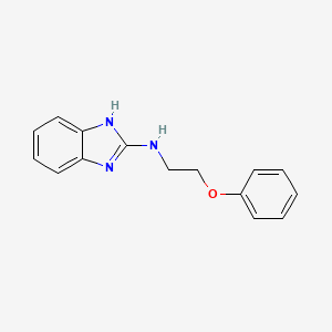 molecular formula C15H15N3O B2729921 N-(2-phenoxyethyl)-1H-benzimidazol-2-amine CAS No. 1272137-88-8