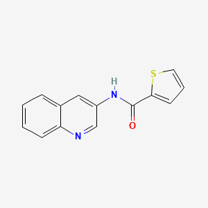 molecular formula C14H10N2OS B2729926 N-quinolin-3-ylthiophene-2-carboxamide CAS No. 258338-63-5