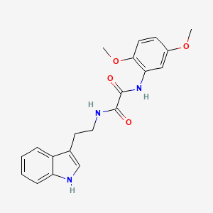 molecular formula C20H21N3O4 B2729944 N1-(2-(1H-indol-3-yl)ethyl)-N2-(2,5-dimethoxyphenyl)oxalamide CAS No. 941889-16-3