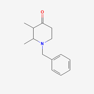 molecular formula C14H19NO B2729950 1-Benzyl-2,3-dimethylpiperidin-4-one CAS No. 108897-25-2; 108897-26-3
