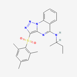 molecular formula C22H25N5O2S B2729953 PSTQ Analog, 3{10,4} CAS No. 904575-48-0