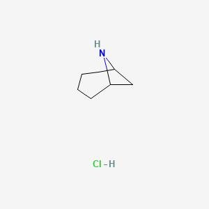 molecular formula C6H12ClN B2730005 6-Azabicyclo[3.1.1]heptane;hydrochloride CAS No. 2306277-53-0