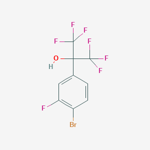 2-(4-Bromo-3-fluorophenyl)-1,1,1,3,3,3-hexafluoropropan-2-ol