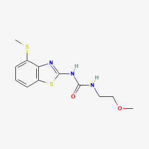 1-(2-Methoxyethyl)-3-(4-(methylthio)benzo[d]thiazol-2-yl)urea