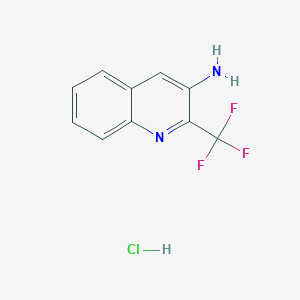 2-(Trifluoromethyl)quinolin-3-amine;hydrochloride