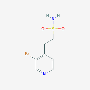 molecular formula C7H9BrN2O2S B2730129 2-(3-Bromopyridin-4-yl)ethanesulfonamide CAS No. 2413896-88-3