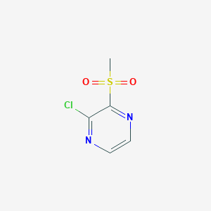 molecular formula C5H5ClN2O2S B2730142 2-Chloro-3-(methylsulfonyl)pyrazine CAS No. 1209459-15-3