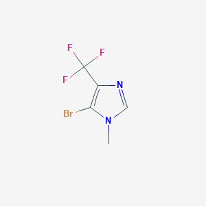molecular formula C5H4BrF3N2 B2730151 5-溴-1-甲基-4-(三氟甲基)-1H-咪唑 CAS No. 1823319-73-8