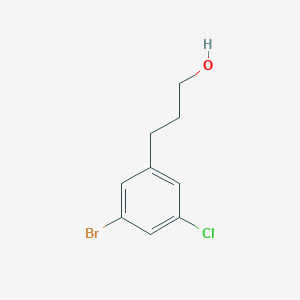 molecular formula C9H10BrClO B2730170 3-(3-Bromo-5-chlorophenyl)propan-1-ol CAS No. 1379299-64-5