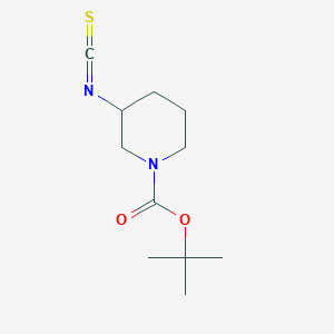 molecular formula C11H18N2O2S B2730180 叔丁基3-异硫氰酸基哌啶-1-羧酸酯 CAS No. 1781878-76-9