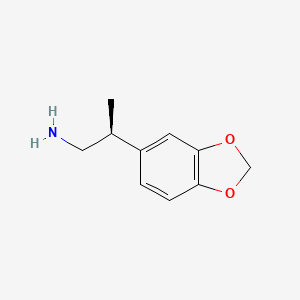 molecular formula C10H13NO2 B2730203 (2S)-2-(1,3-Benzodioxol-5-yl)propan-1-amine CAS No. 83329-25-3