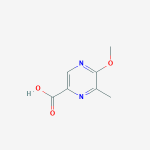 molecular formula C7H8N2O3 B2730243 5-甲氧基-6-甲基吡嘧啶-2-甲酸 CAS No. 1506139-97-4