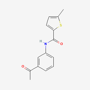 N-(3-acetylphenyl)-5-methylthiophene-2-carboxamide