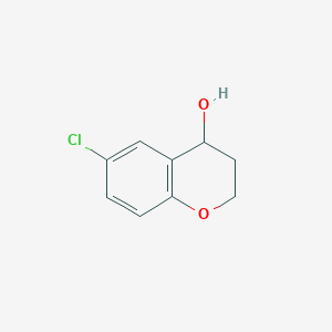 molecular formula C9H9ClO2 B2730267 6-chloro-3,4-dihydro-2H-1-benzopyran-4-ol CAS No. 18385-76-7