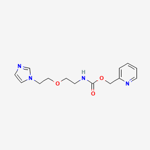 pyridin-2-ylmethyl (2-(2-(1H-imidazol-1-yl)ethoxy)ethyl)carbamate
