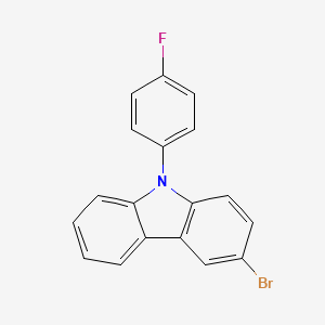 3-Bromo-9-(4-fluorophenyl)-9H-carbazole