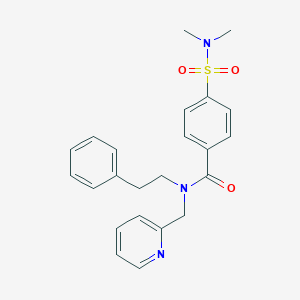 4-(N,N-dimethylsulfamoyl)-N-phenethyl-N-(pyridin-2-ylmethyl)benzamide