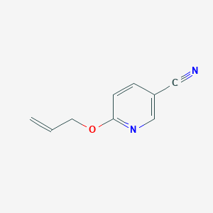 molecular formula C9H8N2O B2730322 6-(丙-2-烯-1-氧基)吡啶-3-羧腈 CAS No. 1152502-96-9