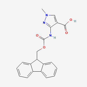 3-(9H-Fluoren-9-ylmethoxycarbonylamino)-1-methylpyrazole-4-carboxylic acid