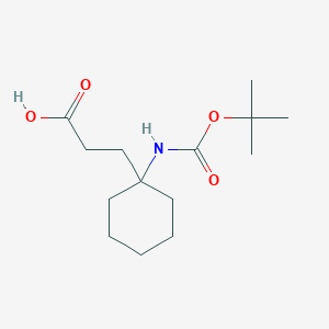 3-(1-tert-Butoxycarbonylamino-cyclohexyl)-propionic acid