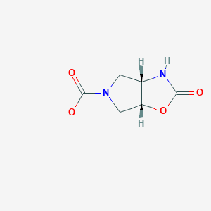 tert-Butyl (3aS,6aR)-2-oxohexahydro-5H-pyrrolo[3,4-d]oxazole-5-carboxylate