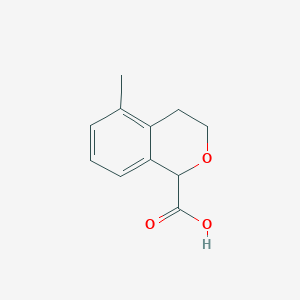 molecular formula C11H12O3 B2730413 5-Methylisochroman-1-carboxylic acid CAS No. 683222-15-3
