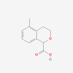 molecular formula C11H12O3 B2730413 5-甲基异色烷-1-羧酸 CAS No. 683222-15-3