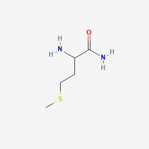 molecular formula C5H12N2OS B2730436 2-Amino-4-(methylthio)butanamide CAS No. 19298-72-7; 4510-08-1