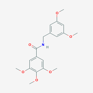 molecular formula C19H23NO6 B273046 N-(3,5-dimethoxybenzyl)-3,4,5-trimethoxybenzamide 