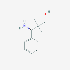 molecular formula C11H17NO B2730473 (3S)-3-氨基-2,2-二甲基-3-苯基丙醇 CAS No. 156406-42-7