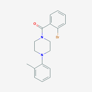 molecular formula C18H19BrN2O B273051 1-(2-Bromobenzoyl)-4-(2-methylphenyl)piperazine 